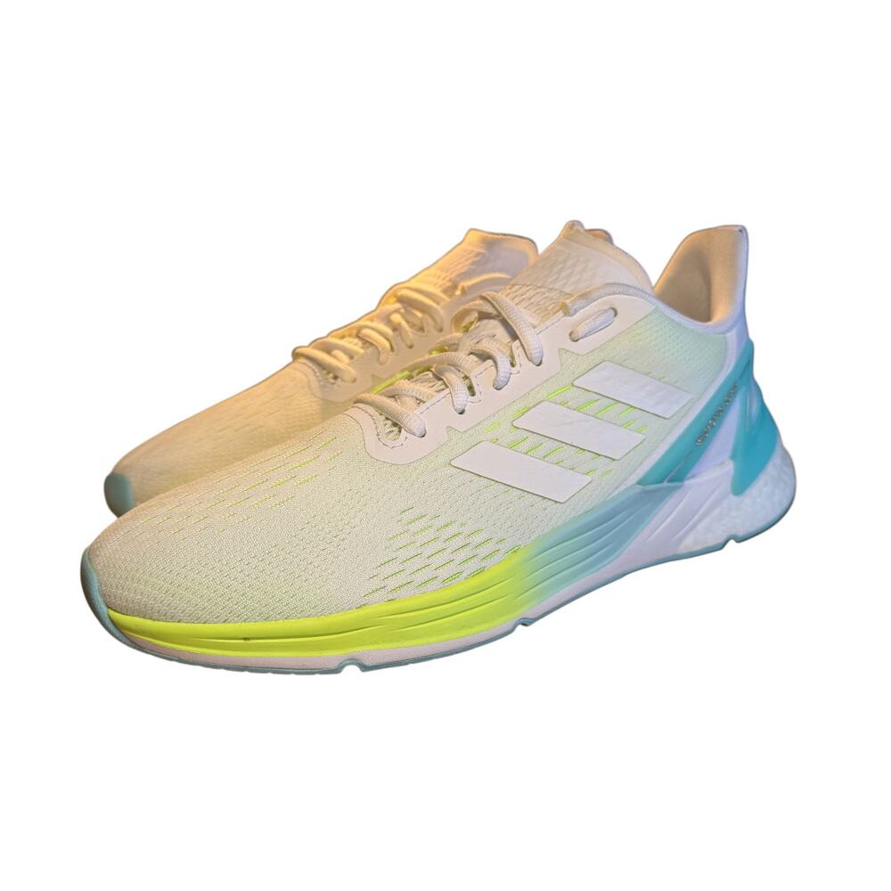 NIB Women's Adidas Response Super FY8775 White Hi-Res Yellow 2021 Size 9.5